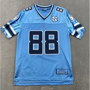 UNC Tar Heels Colosseum Youth L 16-18 Blue Football Jersey 88 Mesh